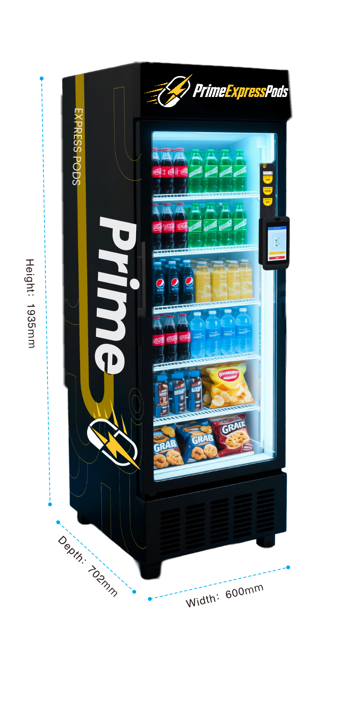 PrimeExpressPods AI smart vending machine